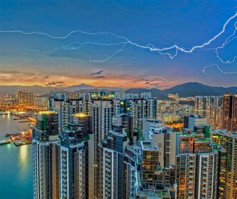 Hong Kong Lightning Bing Wallpaper Download