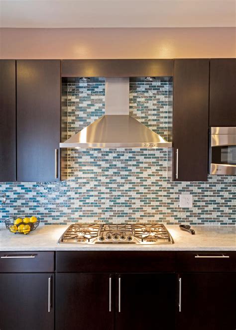 Blue Glass Tile Kitchen Backsplash Juameno Com