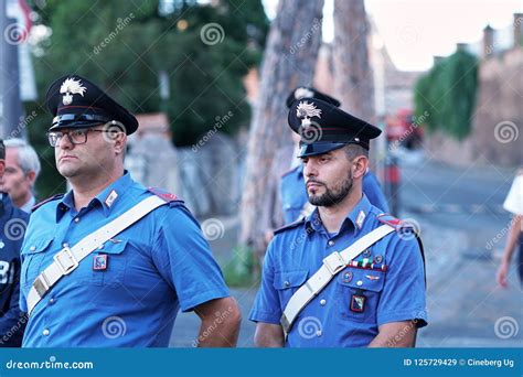 Italian Carabinieri The National Gendarmerie Of Italy Editorial Stock
