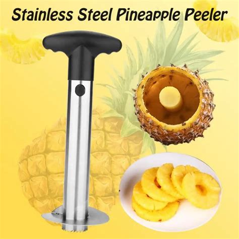 Pineapple Cutter Stainless Steel Pineapple Corer Peeler Cutter Fruit
