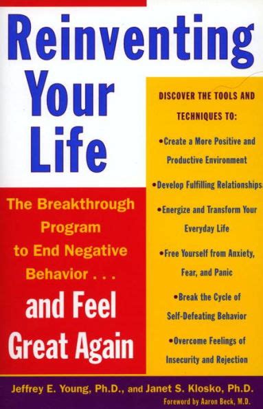 Reinventing Your Life The Breakthough Program To End Negative Behavior