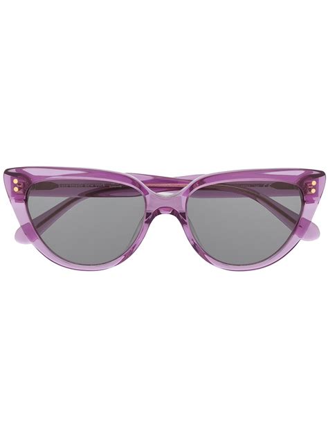 Kate Spade Cat Eye Frame Tinted Sunglasses In Purple Modesens