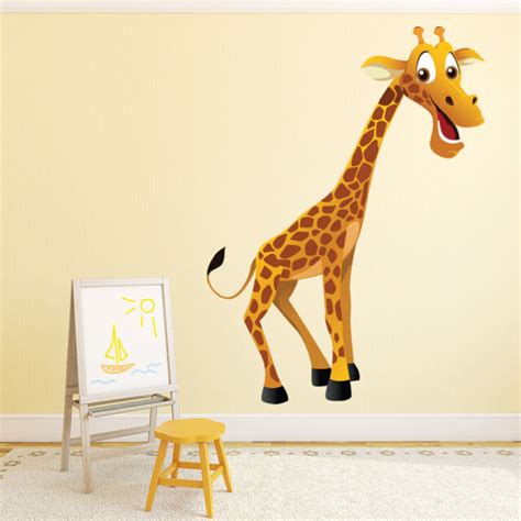 Fun Giraffe Wall Decal Sticker Ws 41052 Ebay