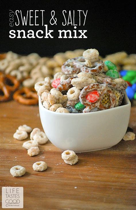 Easy Sweet And Salty Snack Mix With Mandms Life Tastes Good