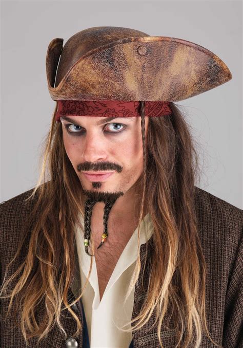 Deluxe Jack Sparrow Pirate Mens Costume