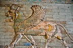 Winged Lion Babylon Gate Relief at the Louvre Museum Paris… | Flickr