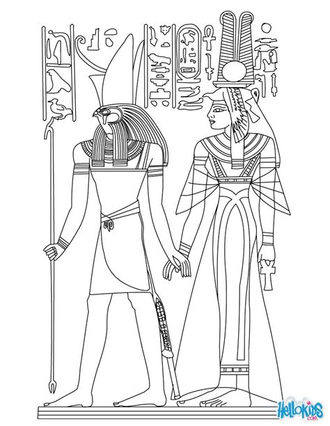 Egyptian Gods Coloring Pages At Getdrawings Free Download