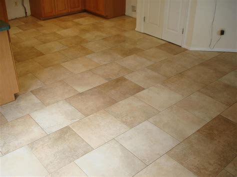 Porcelain Kitchen Tile Floor On A Brick Pattern New Jersey Custom Tile