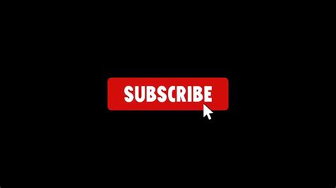 Youtube Subscribe Click Button Animation Notify Bell Like Share