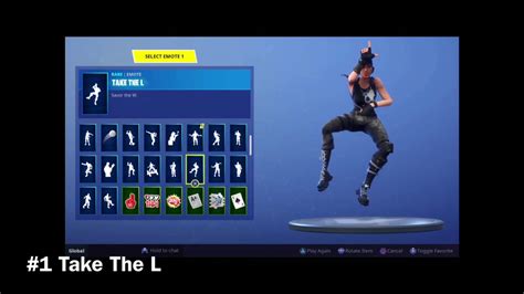 Top 5 Best Fortnite Emotes From Every Season Part 1 Youtube