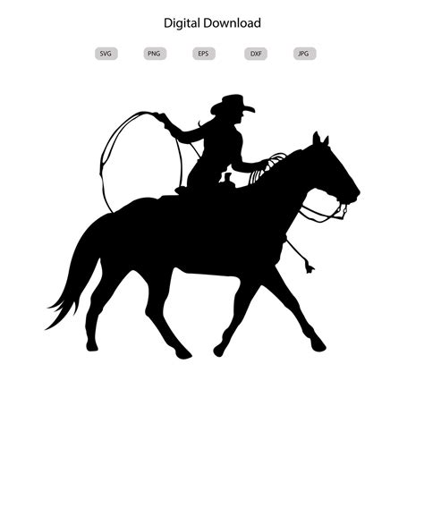 Cowgirl Svg Cowgirl Silhouette Cowgirl Svg Bundle Cowgirl Svg Design