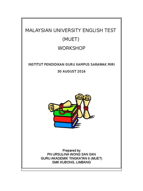 Circle or write your answers on the question paper. Handouts for MUET Workshop IPG Miri 30082016 | Reading ...