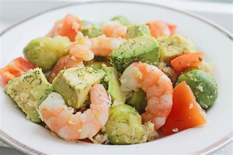 Healthy Dinner Recipe: Shrimp Avocado Quinoa Bowl | Clean ...