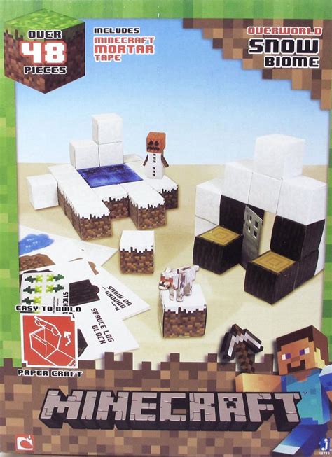 Minecraft Papercraft Snow Set 2014 New Toys And Games 1796681428