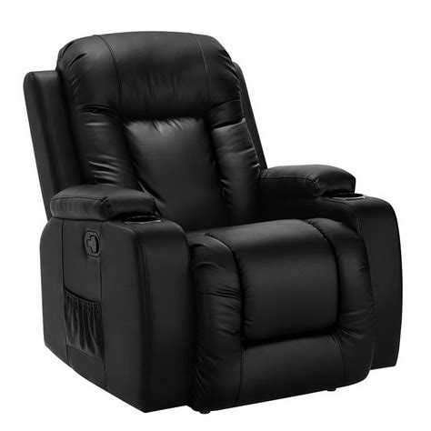 Buy Electric Massage Chair Recliner Lounge Sofa Armchair Heat Leather Online In Australia