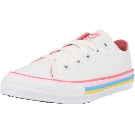 Converse Chuck Taylor All Star Ox Multi Stripe Whitecarmine Pink