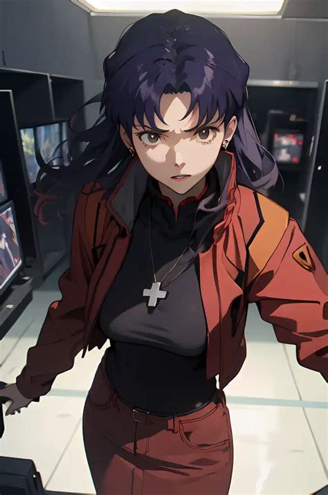 Ai Art Katsuragi Misato Evangelion By Tmg Pixai