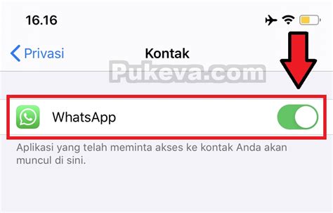 Cara Mengizinkan WhatsApp Mengakses Kontak di iPhone