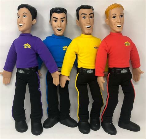 Rare The Wiggles 15 Dolls Singing Talking Spin Master Lot Of 4 See