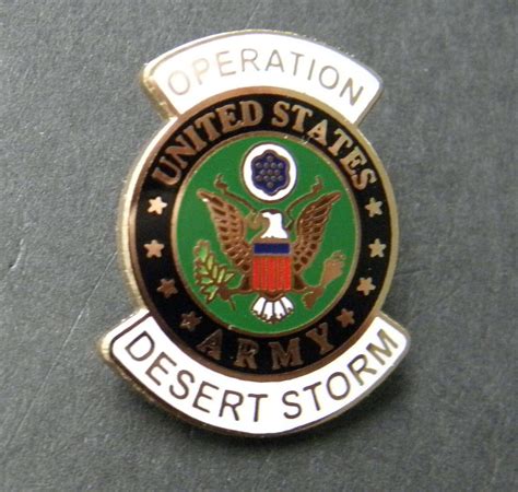 United States Army Operation Desert Storm Veteran Lapel Pin Badge 1