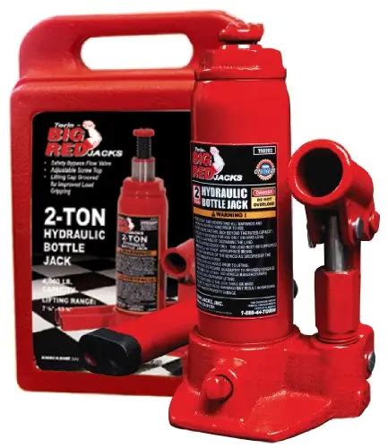 Torin Big Red Hydraulic Bottle Jack With Carrying Case Ton Lb Capacity Picclick