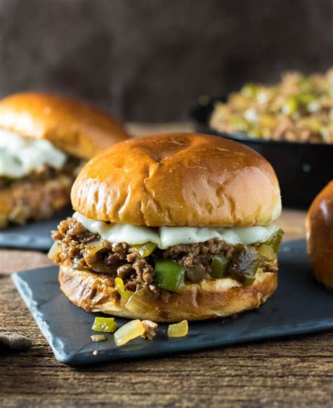 Every bite of philly cheese steak sloppy joes will have you drooling! The 20 Best Ideas for Philly Cheese Sloppy Joes - Best Recipes Ideas and Collections