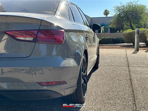 18 Inch Advanti Racing Hybris Gloss Black On A 2020 Audi A3 Element