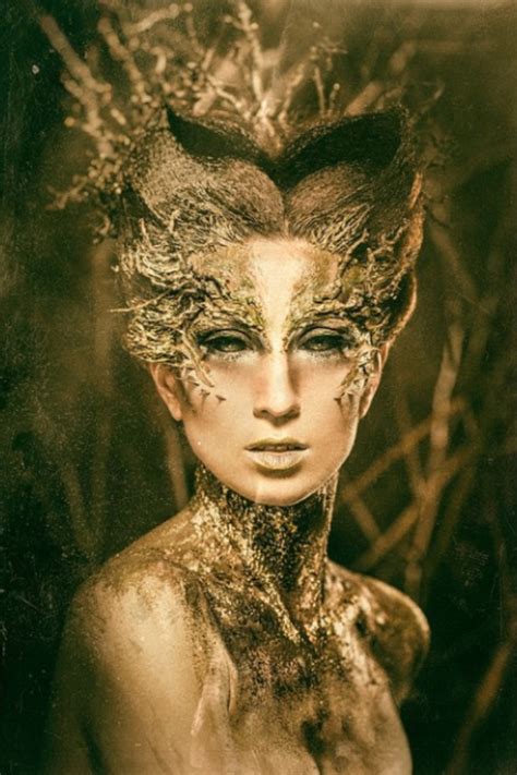 Forest Nymph Dark Beauty Magazine Fantasy Photography Fantasy Makeup