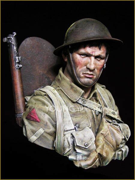 110 Resin Figure Model Kit British Infantryman Somme 1916 Unassambled