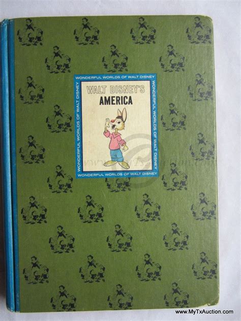 1965 vintage walt disney s america story book