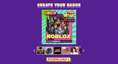 Last night was the most important awards show of the weekend. You can vote for Roblox at the Kids Choice Awards 2021 ...