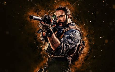 Télécharger Fonds Décran Captain Price 4k Néons Bruns Call Of Duty