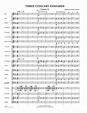 Three Concert Fanfares - Full Score Sheet Music | Samuel R. Hazo ...