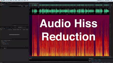 Audio Hiss Noise Reduction Youtube