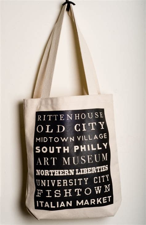 Philly Neighborhood Tote We Heart Philly