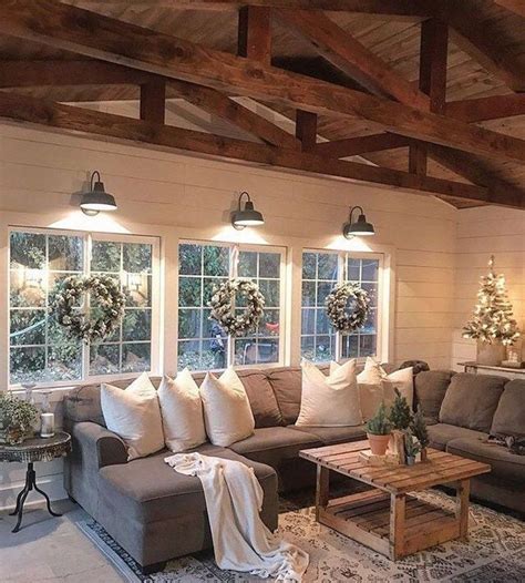 50 Cozy Rustic Farmhouse Winter Decor Ideas Nancey News