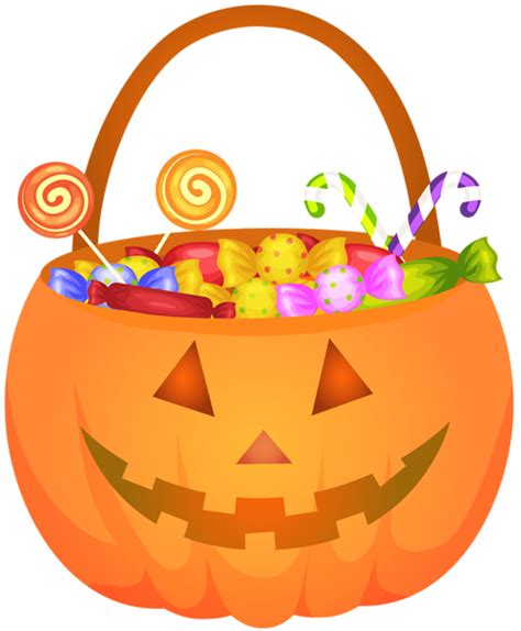 Halloween Candy Bucket Png Transparent Image Download