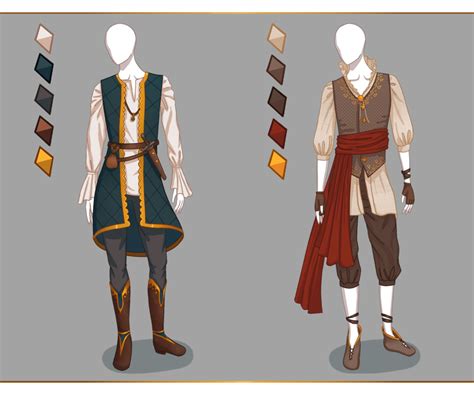 Closed Fashion Adoptables Male Outfits 1 By Ayleidiansdeviantart