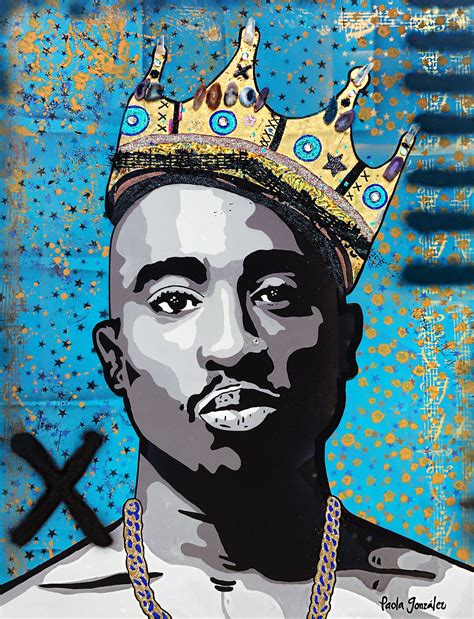 Tupac Pac Pop Art Icons Art Painting By Paola Gonzalez Facebook Instagram