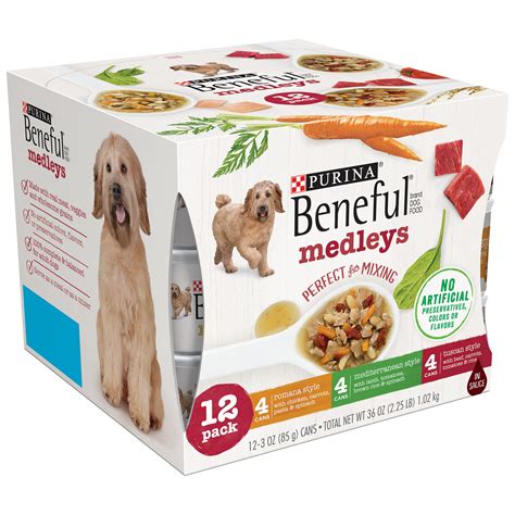 Delight your dog at dinnertime with the wholesome goodness of purina beneful prepared meals chicken stew with rice, carrots, peas & barley wet dog food. Purina Beneful Medleys Wet Dog Food Variety Pack - Shop ...