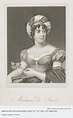 Madame de Staël (Anne-Louise-Germaine de Staël), 1766 - 1817. Author ...