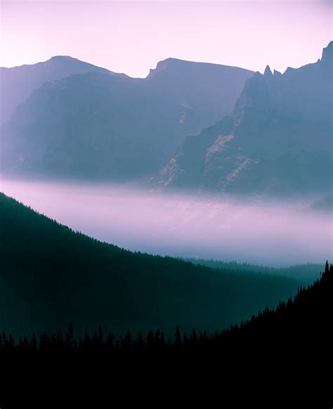 Foggy Mountain During Daytime Photo Free Nature Image On Unsplash