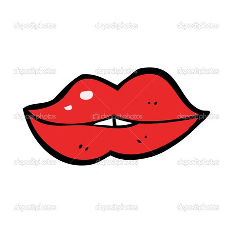 Sexy Lips Cartoon Stock Vector Image By Lineartestpilot