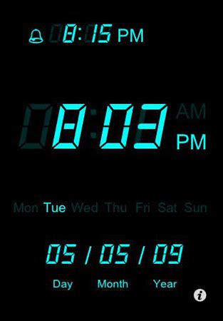 Mobile clock app in android with 4 main applications: Shabbat Clock is iOS App by The App Guruz