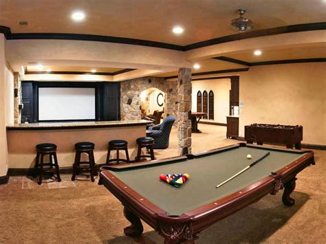 Craig billiards offers only manufactured in the usa game room furniture. Basement Game Room and Home Theater | HGTV