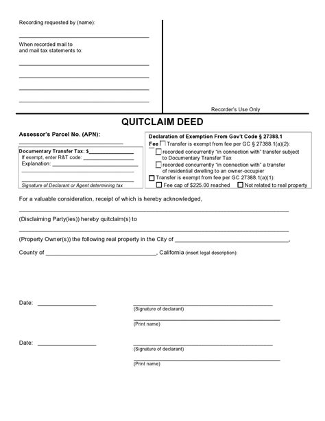 Hawaii Quit Claim Deed Free Printable Legal Forms Images And Photos