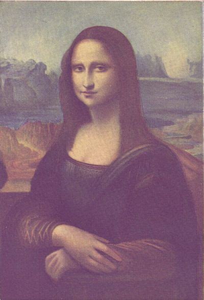 Famous Paintings And Arts Portrait Of Mona Lisa Painting By Leonardo