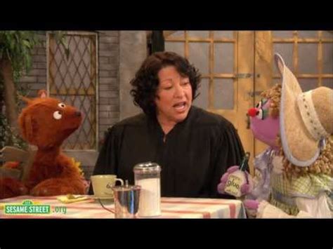 Supreme Court Justice Sonia Sotomayor Rules Sesame Street With