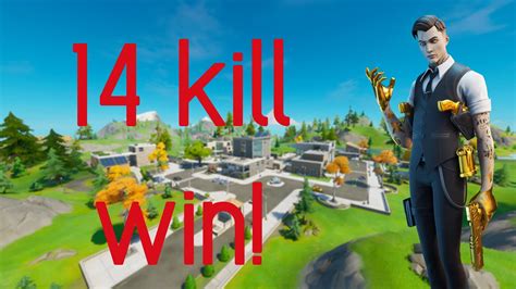 14 Kill Solo Win Fortnite Gameplay Full Game And No Commentary