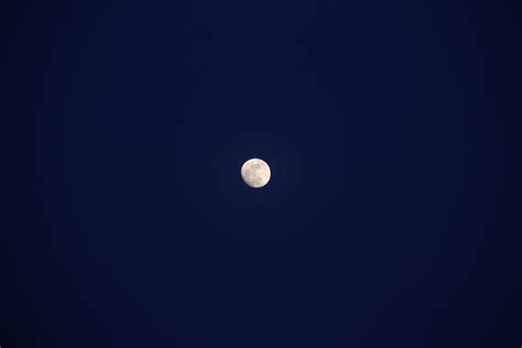 Moon The Night Sky Full Free Image Download